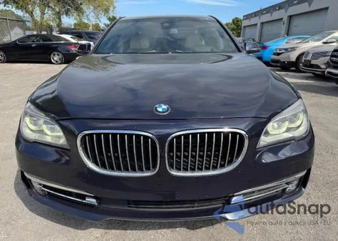 2015 BMW 750 Xi из США, поврежденный, VIN WBAYB6C5XFD965910
